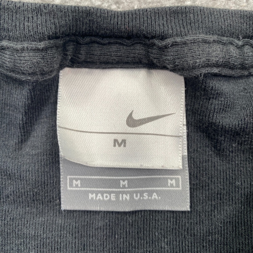 VTG Nike Goddess‎ Logo Crew Neck T-Shirt Short Sleeves Women's Size M Black - Picture 10 of 13